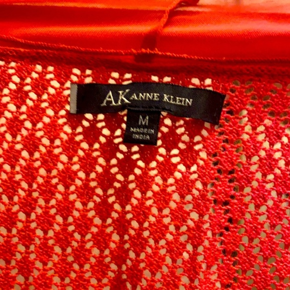 Ann Kline Medium Long Sleeve Slip on Sweater! Lace Adornments!